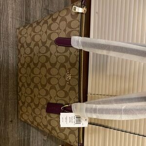 Coach Brown and Purple Women's Bag